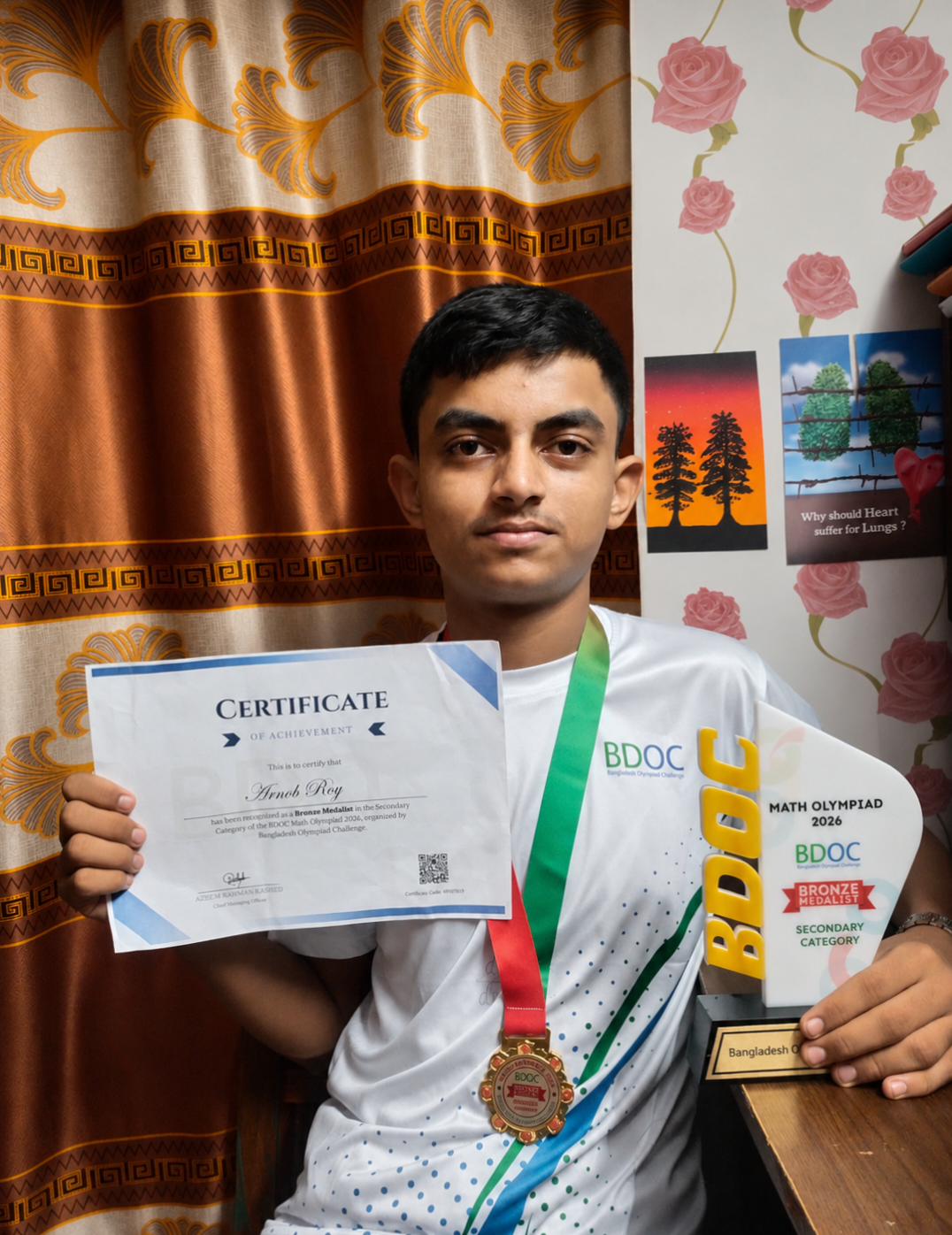 Arnob Roy — Bronze Medalist
