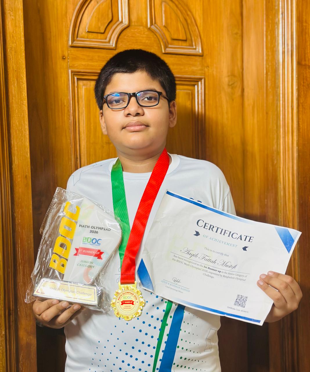 Aaqib Fattah Mustofi — 1st Runner-Up