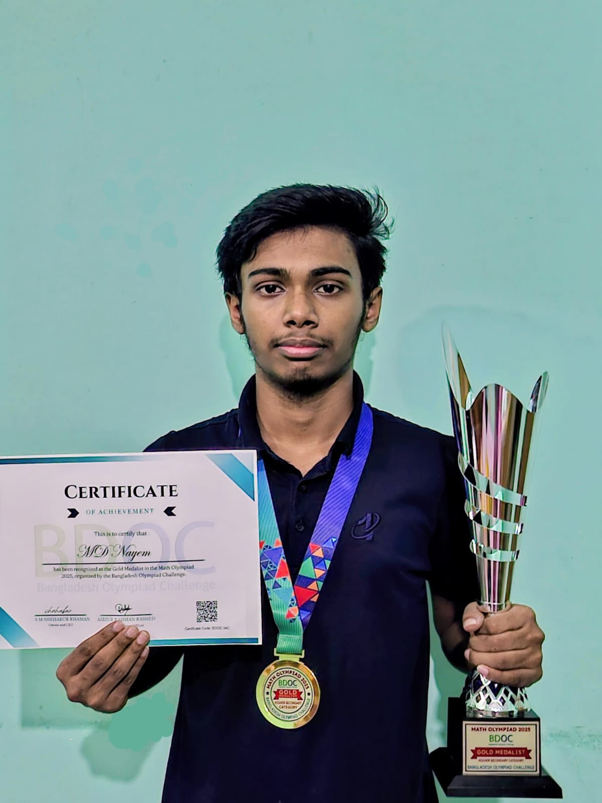 MD Nayem — Gold Medalist